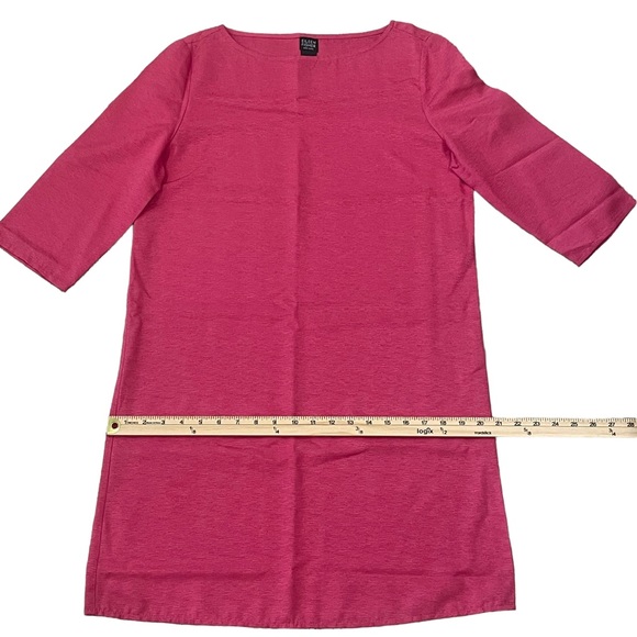Eileen Fisher 100% Silk Shift Dress XS EUC - Picture 8 of 11